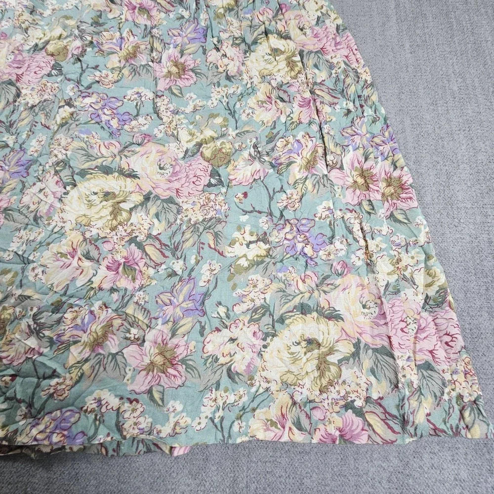 Vintage Agenda USA Women's Floral Midi  Romantic Pocket Skirt Size‎ 8